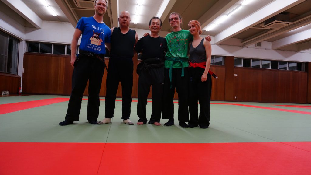 Training mit Shiraishi Sensei in Kashiwa, Japan. Dieses Mal mit hoher Quote an Deutschen ;)